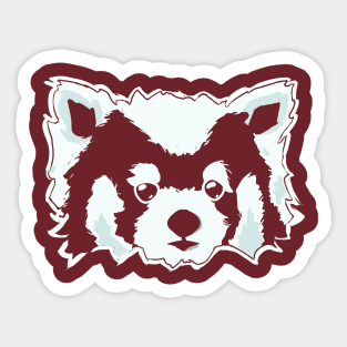 Little red panda Sticker